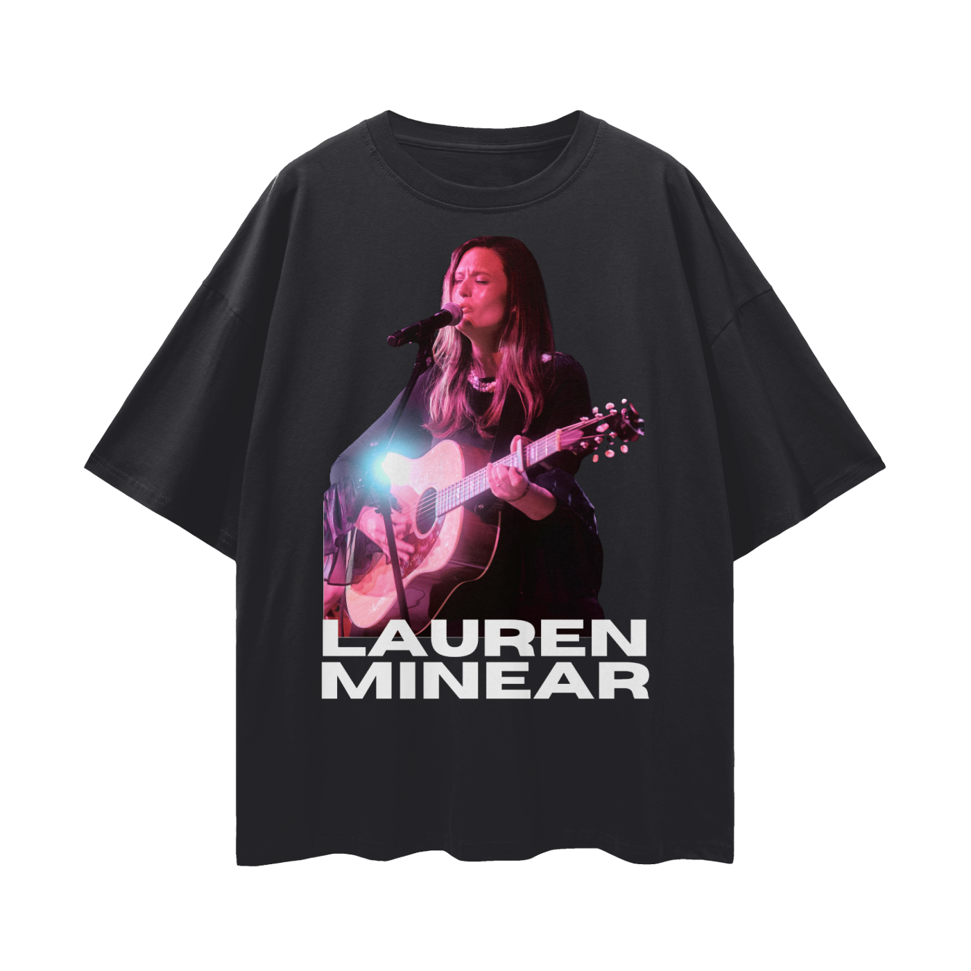 Lauren Minear Loose Drop Shoulder T-Shirt w/ Exclusive Photography by Val Terranova