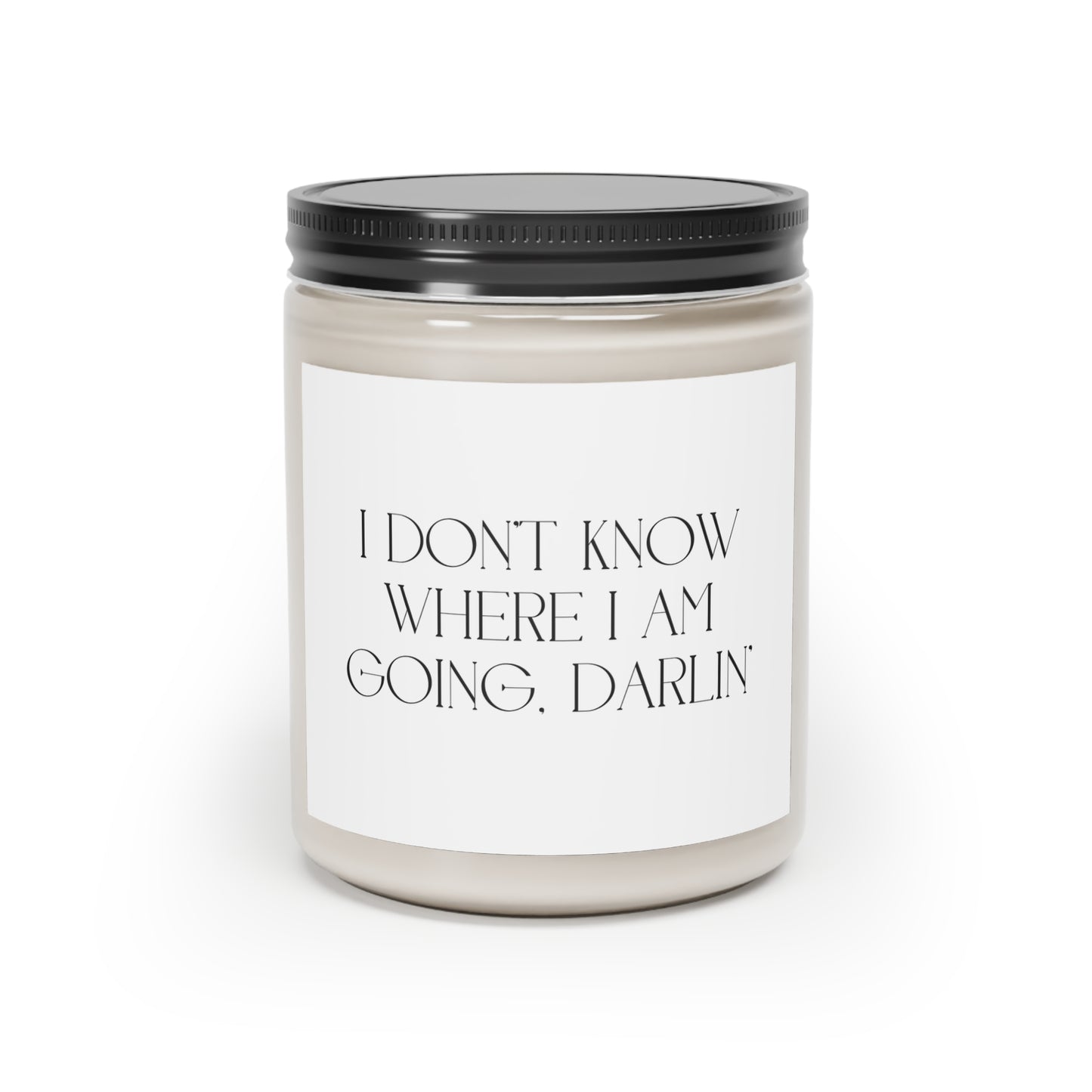 'I don't know where I'm going' - scented candle