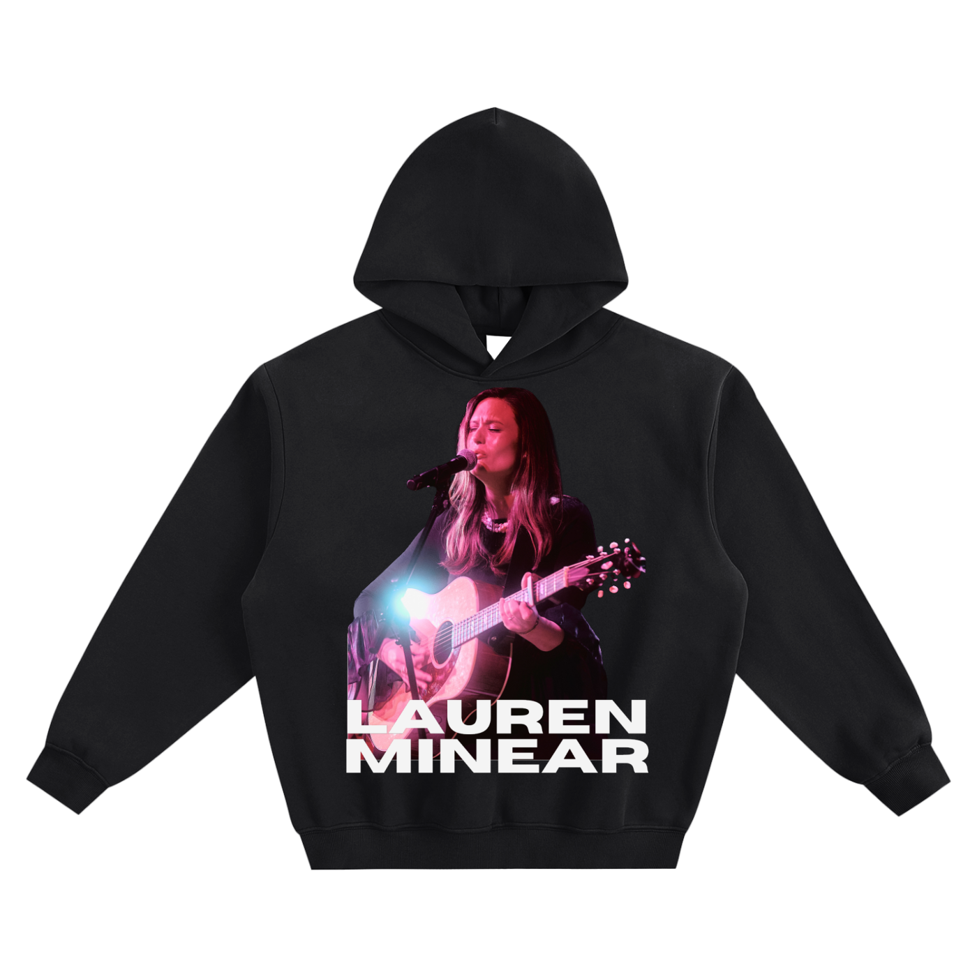 Lauren Minear Fleeced Boxy Hoodie w/ Exclusive Photography by Val Terranova