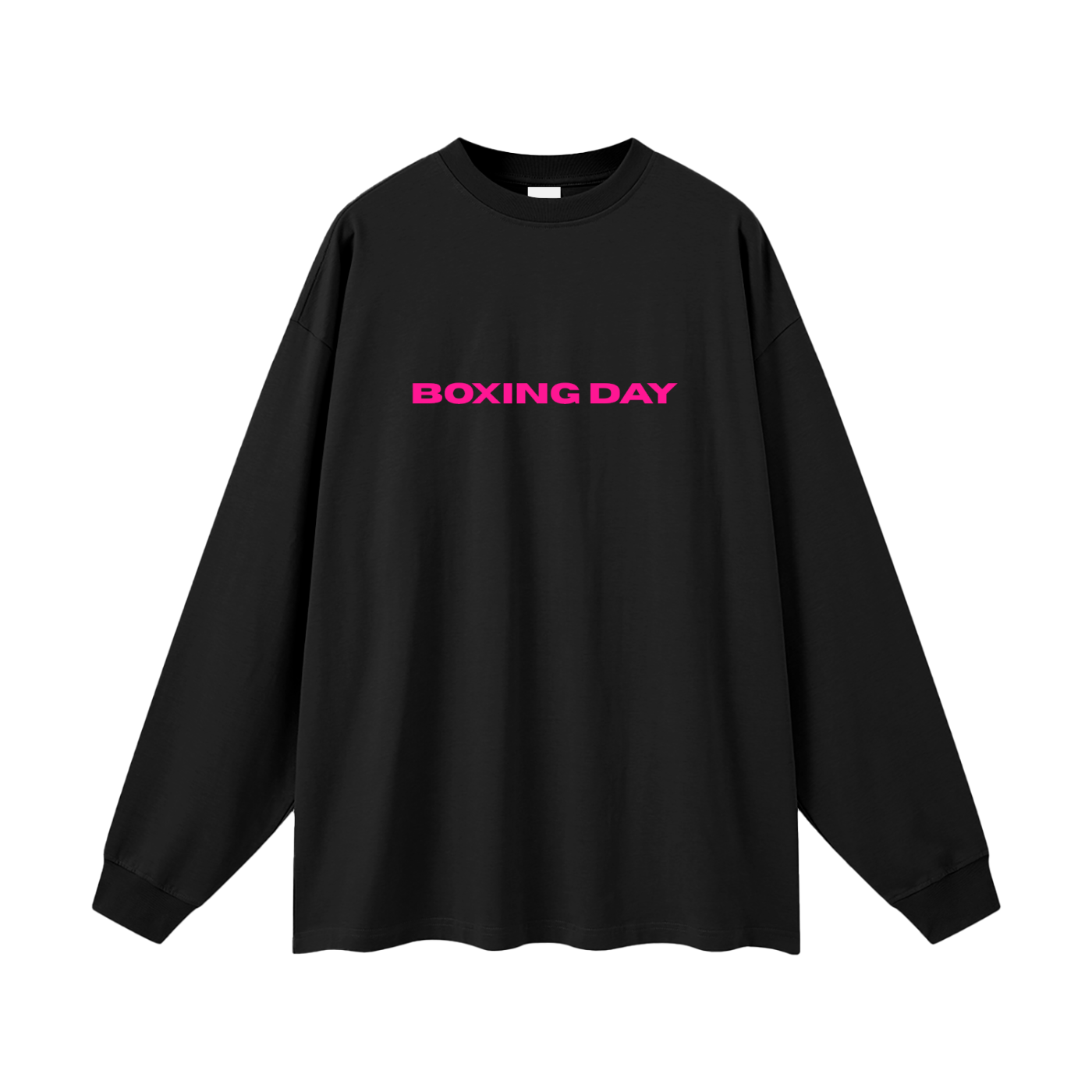 Boxing Day Oversized Unisex Long Sleeve T-Shirt w/ Hand-drawn Design by Tabetha Baldwin